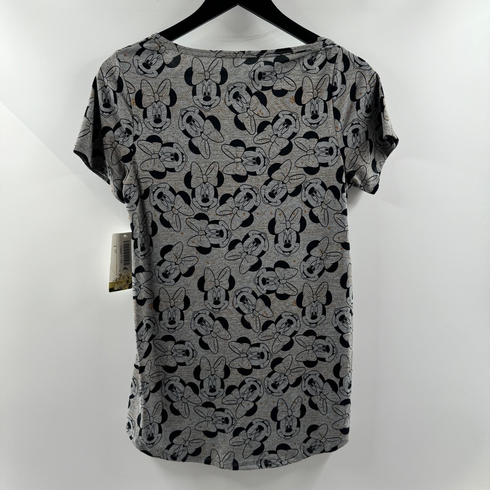 LuLaRoe Classic T Minnie Mouse Tee – Grey, NWT, Size XS - Picture 6 of 8